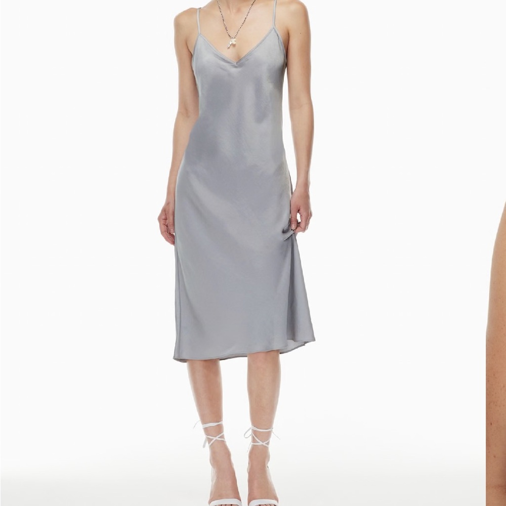 Aritzia Wilfred Only Slip Satin Dress